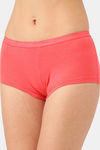 InnerSense Anti Microbial Medium Rise Full Coverage Boyshort (Pack of 2) - Pink — thumbnail 2