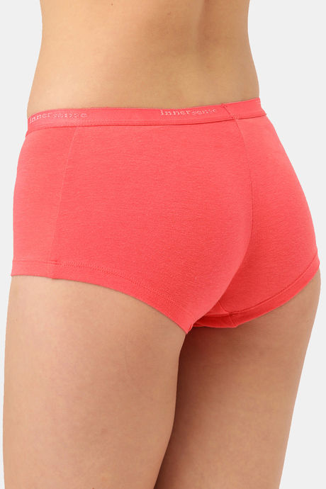 InnerSense Anti Microbial Medium Rise Full Coverage Boyshort (Pack of 2) - Pink — image 4