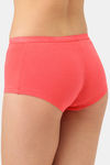 InnerSense Anti Microbial Medium Rise Full Coverage Boyshort (Pack of 2) - Pink — thumbnail 4