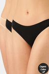 InnerSense Anti Microbial Low Rise Thong (Pack of 3) - Multicolor — thumbnail 1