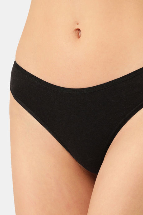 InnerSense Anti Microbial Low Rise Thong (Pack of 3) - Multicolor — image 6