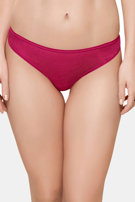 InnerSense Anti Microbial Low Rise Thong (Pack of 3) - Multicolor — image 2