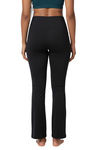 Inner Sense Recycled Polyester High Waist Track Pants - Black — thumbnail 5
