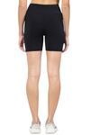 Inner Sense Recycled Polyester High Waist Sports Shorts - Black — thumbnail 5