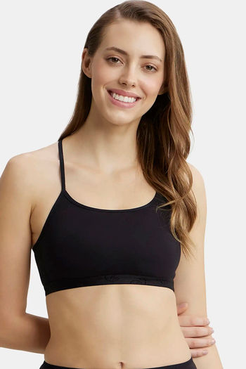 Buy Zivame Made To Layer Strappy Back Triangle Cup Padded Bralette-Burgundy  at Rs.995 online