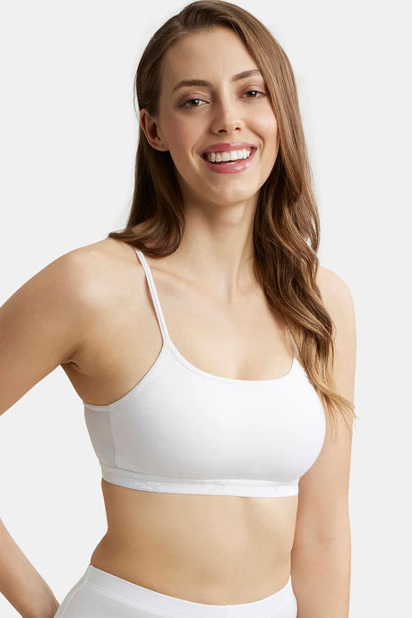 

Jockey Soft Cotton Beginner Bra White, Whites
