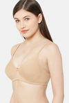 Juliet Double Layered Non Wired Medium Coverage T-Shirt Bra - Skin — thumbnail 2