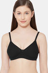 Juliet Padded Non Wired Medium Coverage T-Shirt Bra - Black — thumbnail 1