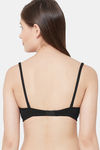 Juliet Padded Non Wired Medium Coverage T-Shirt Bra - Black — thumbnail 3