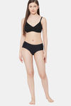 Juliet Padded Non Wired Medium Coverage T-Shirt Bra - Black — thumbnail 4