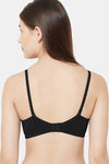 Juliet Padded Non Wired Full Coverage T-Shirt Bra - Black — thumbnail 3