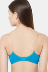 Juliet Padded Non Wired Full Coverage T-Shirt Bra - Firozi Blue — thumbnail 7