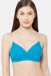 Juliet Padded Non Wired Full Coverage T-Shirt Bra - Firozi Blue — thumbnail 8