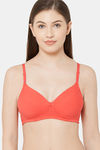 Juliet Padded Non Wired Full Coverage T-Shirt Bra - Tomato — thumbnail 1