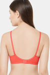 Juliet Padded Non Wired Full Coverage T-Shirt Bra - Tomato — thumbnail 3