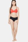 Juliet Padded Non Wired Full Coverage T-Shirt Bra - Tomato — thumbnail 4