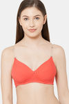 Juliet Padded Non Wired Full Coverage T-Shirt Bra - Tomato — thumbnail 8