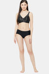 Juliet Single Layered Non Wired Full Coverage T-Shirt Bra - Black — thumbnail 4