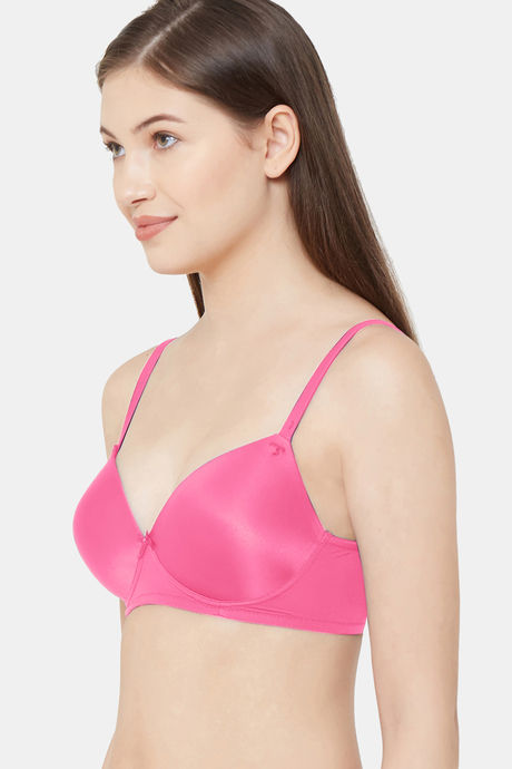 Juliet Push Up Non Wired Medium Coverage Super Support Bra - Pink — image 2