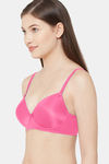 Juliet Push Up Non Wired Medium Coverage Super Support Bra - Pink — thumbnail 2