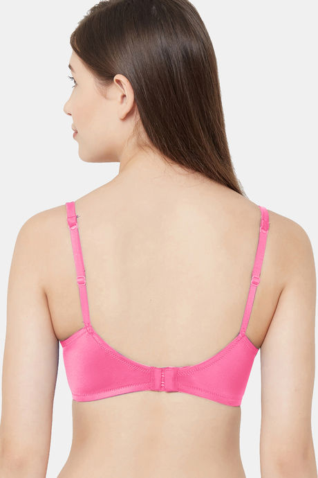 Juliet Push Up Non Wired Medium Coverage Super Support Bra - Pink — image 3