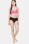 Juliet Push Up Non Wired Medium Coverage Super Support Bra - Pink — thumbnail 4