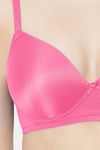 Juliet Push Up Non Wired Medium Coverage Super Support Bra - Pink — thumbnail 5