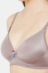 Juliet Padded Non Wired Medium Coverage T-Shirt Bra - Light Grey — thumbnail 6