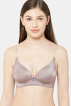 Juliet Padded Non Wired Medium Coverage T-Shirt Bra - Light Grey — thumbnail 8