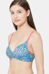 Juliet Padded Non Wired Medium Coverage T-Shirt Bra - Tomato — thumbnail 2