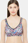 Juliet Double Layered Non Wired Full Coverage Minimiser Bra - Black — thumbnail 1
