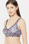 Juliet Double Layered Non Wired Full Coverage Minimiser Bra - Black — thumbnail 2