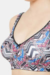 Juliet Double Layered Non Wired Full Coverage Minimiser Bra - Black — thumbnail 6