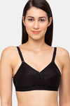 Juliet Single Layered Non Wired Full Coverage T-Shirt Bra - Black — thumbnail 1