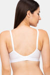 Juliet Single Layered Non Wired Full Coverage T-Shirt Bra - White — thumbnail 3