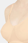 Juliet Double Layered Non Wired Full Coverage Post Surgical Bra - Skin — thumbnail 5