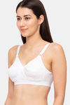Juliet Double Layered Non Wired Full Coverage T-Shirt Bra - White — thumbnail 2
