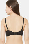 Juliet Double Layered Non Wired Full Coverage T-Shirt Bra - Black — thumbnail 3