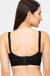 Juliet Single Layered Non Wired Full Coverage T-Shirt Bra - Black — thumbnail 3