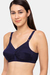 Juliet Double Layered Non Wired Full Coverage T-Shirt Bra - Navy blue — thumbnail 2