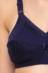 Juliet Double Layered Non Wired Full Coverage T-Shirt Bra - Navy blue — thumbnail 5