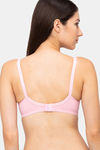 Juliet Double Layered Non Wired Full Coverage Maternity Bra - Pink — thumbnail 3
