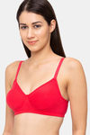 Juliet Double Layered Non Wired Full Coverage T-Shirt Bra - Rani Pink — thumbnail 2