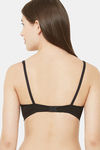 Juliet Double Layered Non Wired Medium Coverage T-Shirt Bra - Black — thumbnail 3