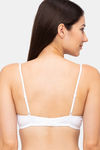 Juliet Single Layered Non Wired Medium Coverage T-Shirt Bra - White — thumbnail 3