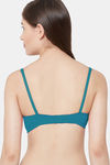Juliet Single Layered Non Wired Medium Coverage T-Shirt Bra - Rama Green — thumbnail 3