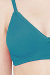 Juliet Single Layered Non Wired Medium Coverage T-Shirt Bra - Rama Green — thumbnail 5