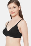 Juliet Lightly Lined Non Wired Full Coverage T-Shirt Bra - Black — thumbnail 2
