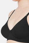Juliet Lightly Lined Non Wired Full Coverage T-Shirt Bra - Black — thumbnail 6