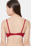 Juliet Lightly Lined Non Wired Full Coverage T-Shirt Bra - Maroon — thumbnail 3